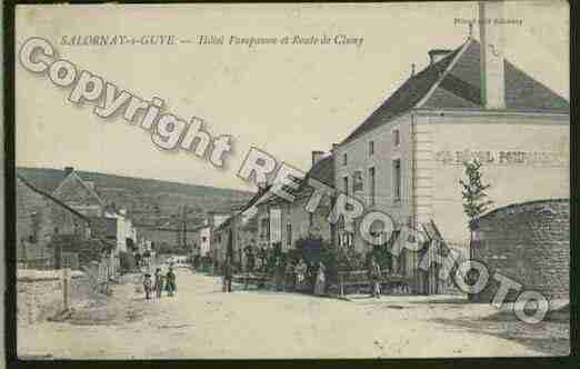 Ville de SALORNAYSURGUYE Carte postale ancienne