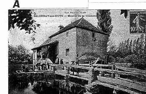 Ville de SALORNAYSURGUYE Carte postale ancienne