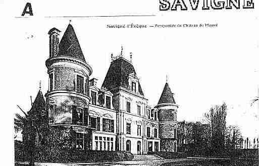 Ville de SAVIGNEL\'EVEQUE Carte postale ancienne