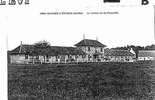 Ville de SAVIGNEL\'EVEQUE Carte postale ancienne