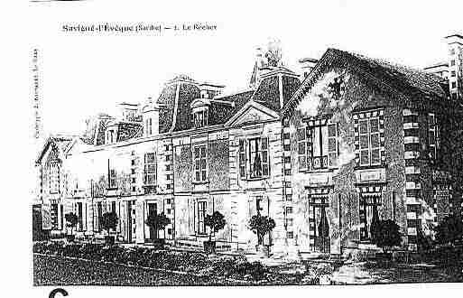 Ville de SAVIGNEL\'EVEQUE Carte postale ancienne