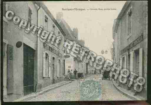 Ville de SAVIGNEL\'EVEQUE Carte postale ancienne