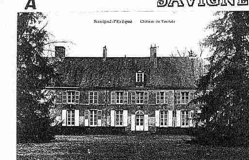 Ville de SAVIGNEL\'EVEQUE Carte postale ancienne