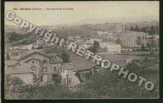 Ville de SAVIGNY Carte postale ancienne