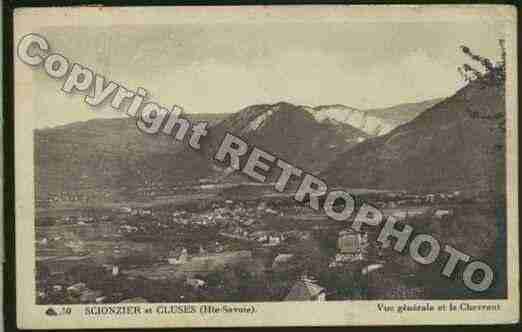Ville de SCIONZIERNEYROLLES Carte postale ancienne