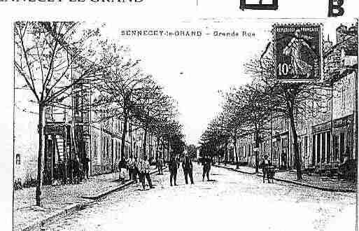 Ville de SENNECEYLEGRAND Carte postale ancienne