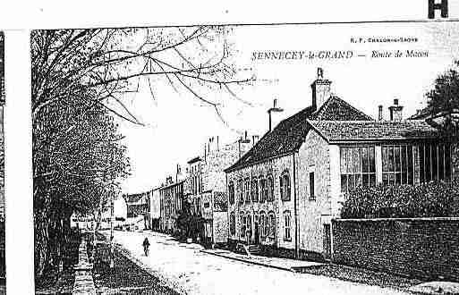 Ville de SENNECEYLEGRAND Carte postale ancienne