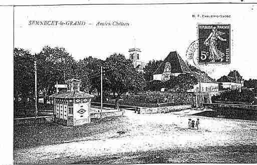 Ville de SENNECEYLEGRAND Carte postale ancienne