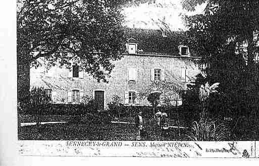 Ville de SENNECEYLEGRAND Carte postale ancienne