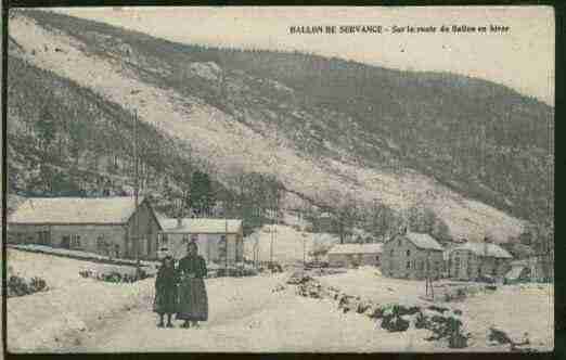 Ville de SERVANCE Carte postale ancienne