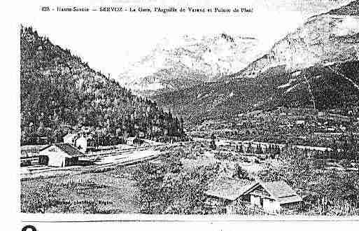 Ville de SERVOZ Carte postale ancienne