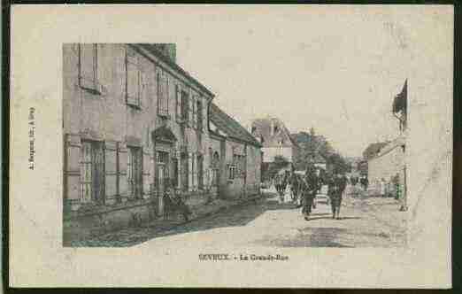 Ville de SEVEUX Carte postale ancienne