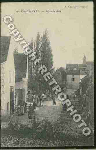 Ville de SIGYLECHATEL Carte postale ancienne