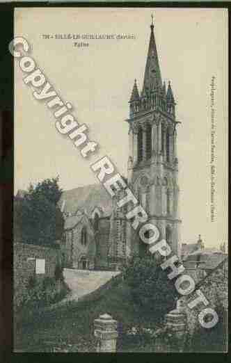 Ville de SILLELEGUILLAUME Carte postale ancienne