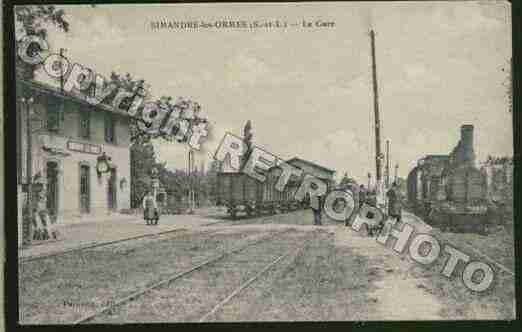 Ville de SIMANDRE Carte postale ancienne