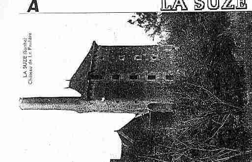 Ville de SUZESURSARTHE(LA) Carte postale ancienne