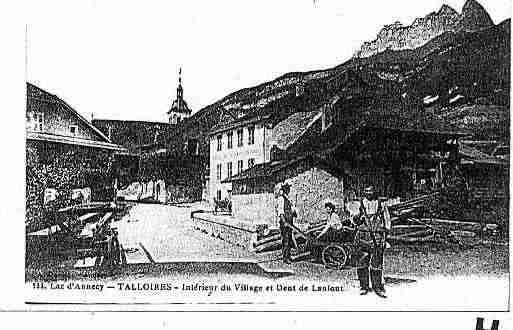 Ville de TALLOIRES Carte postale ancienne