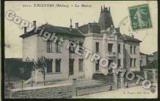 Ville de TALUYERS Carte postale ancienne