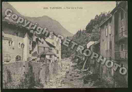 Ville de TANINGES Carte postale ancienne