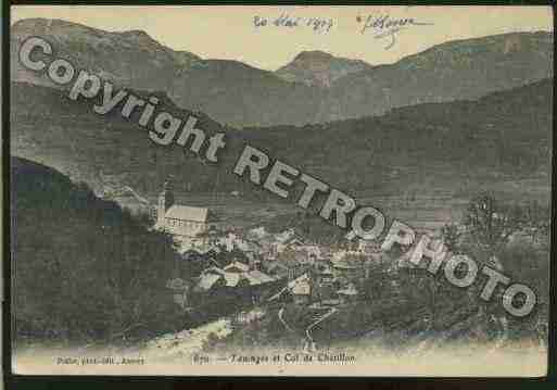 Ville de TANINGES Carte postale ancienne