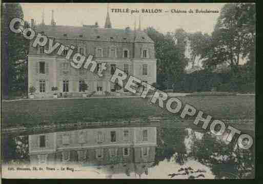 Ville de TEILLE Carte postale ancienne