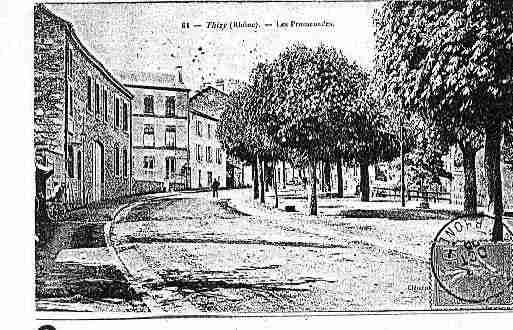 Ville de THIZY Carte postale ancienne