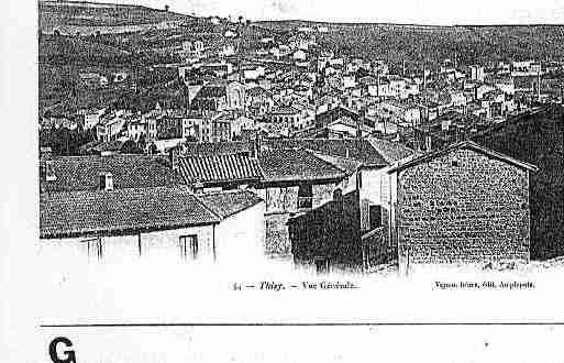 Ville de THIZY Carte postale ancienne