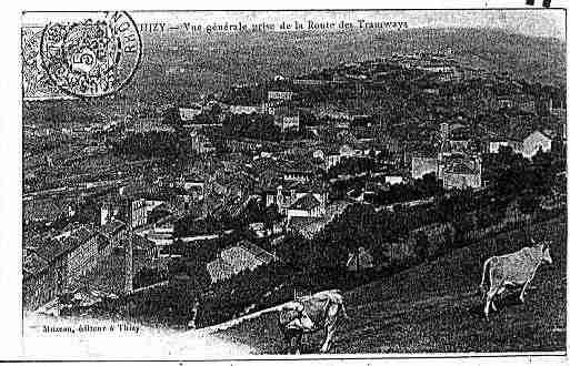 Ville de THIZY Carte postale ancienne