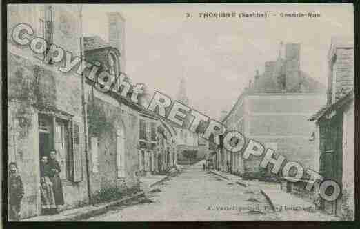 Ville de THORIGNESURDUE Carte postale ancienne