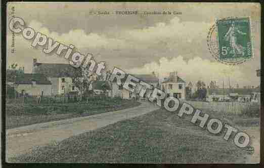 Ville de THORIGNESURDUE Carte postale ancienne