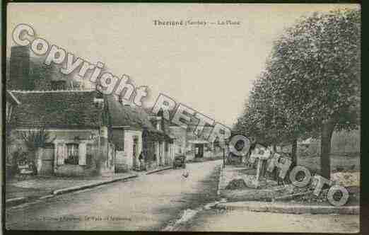 Ville de THORIGNESURDUE Carte postale ancienne