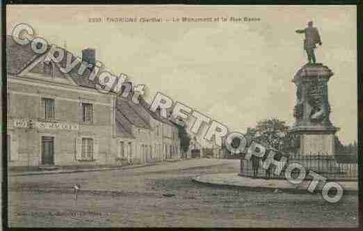 Ville de THORIGNESURDUE Carte postale ancienne