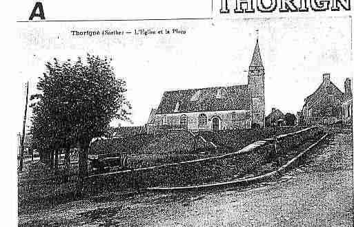 Ville de THORIGNESURDUE Carte postale ancienne