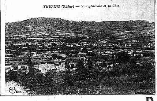 Ville de THURINS Carte postale ancienne