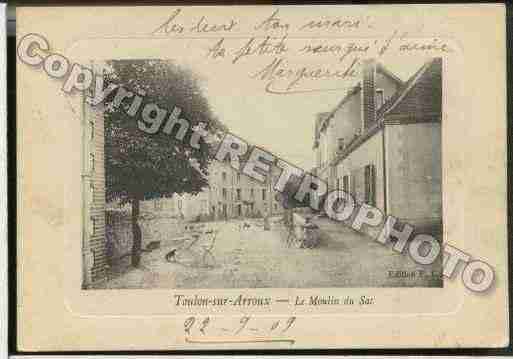 Ville de TOULONSURARROUX Carte postale ancienne