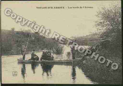 Ville de TOULONSURARROUX Carte postale ancienne