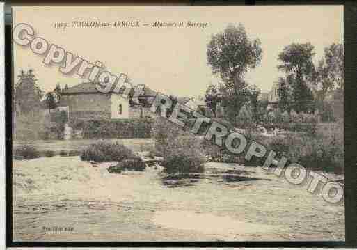 Ville de TOULONSURARROUX Carte postale ancienne