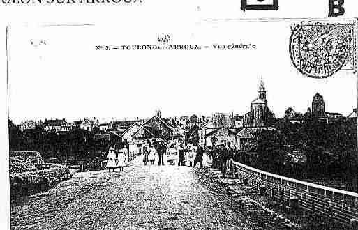 Ville de TOULONSURARROUX Carte postale ancienne