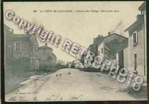 Ville de TOURDESALVAGNY(LA) Carte postale ancienne