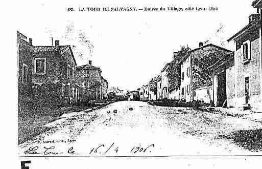 Ville de TOURDESALVAGNY(LA) Carte postale ancienne