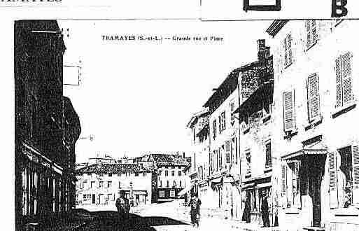 Ville de TRAMAYES Carte postale ancienne
