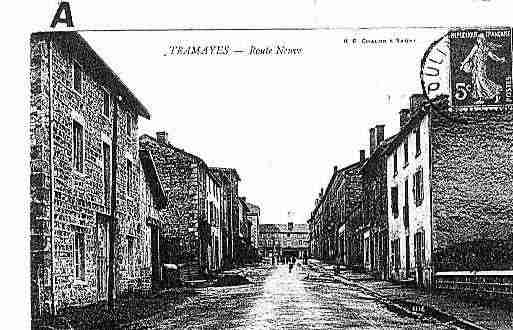 Ville de TRAMAYES Carte postale ancienne