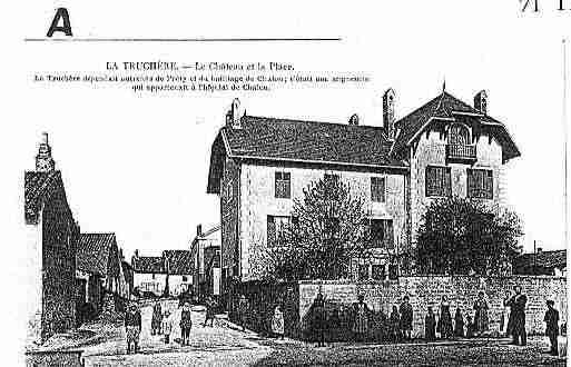 Ville de TRUCHERES(LA) Carte postale ancienne