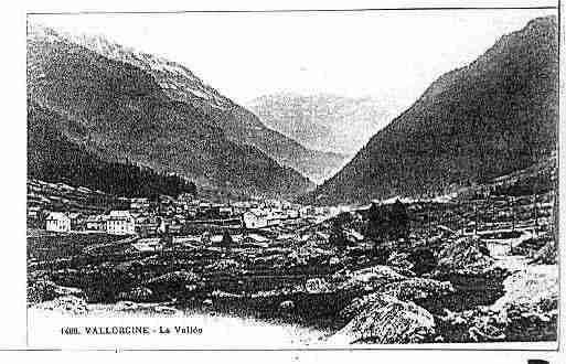 Ville de VALLORCINE Carte postale ancienne