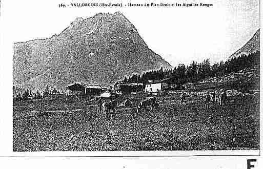 Ville de VALLORCINE Carte postale ancienne