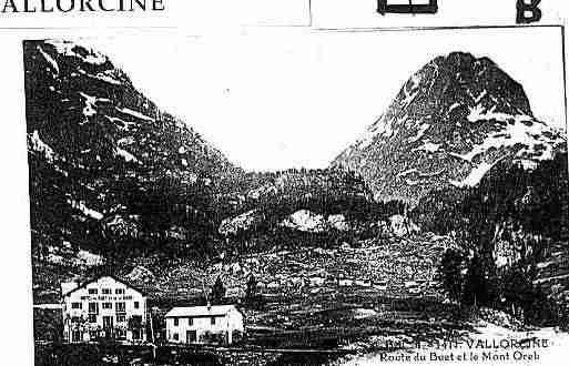 Ville de VALLORCINE Carte postale ancienne