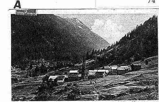 Ville de VALLORCINE Carte postale ancienne