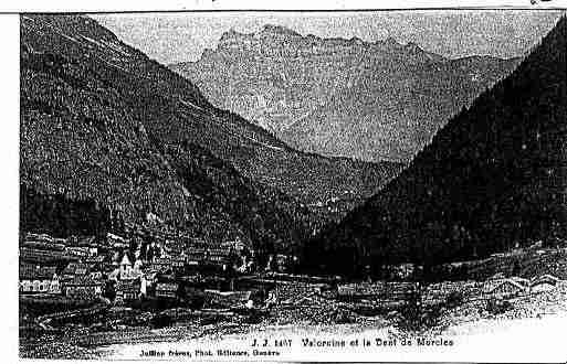 Ville de VALLORCINE Carte postale ancienne