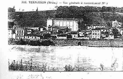 Ville de VERNAISON Carte postale ancienne Ville de VERNAISON Carte postale ancienne