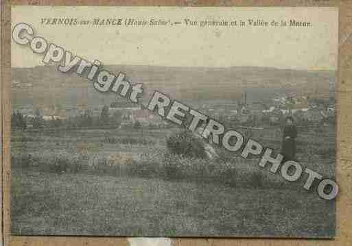 Ville de VERNOISSURMANCE Carte postale ancienne